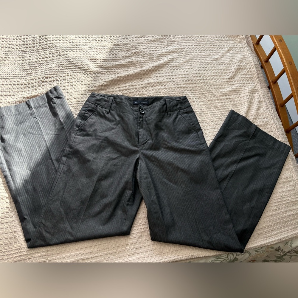 Women’s Banana Republic Charcoal Pinstripe Dress Pants Size 10
